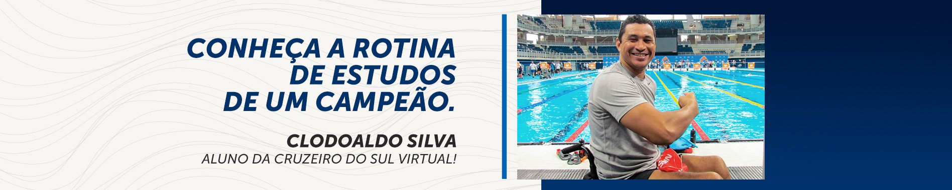 Atleta paralímpico é aluno da Cruzeiro do Sul Virtual Portal de