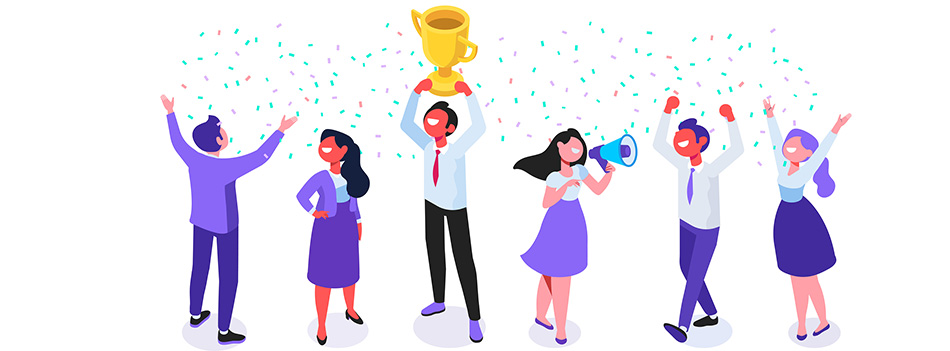 Vector illustration of a flat design.