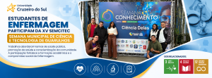 Estudantes de Enfermagem na SEMCITEC